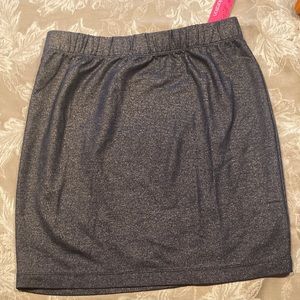 Xhilaration Shimmery Navy Skirt women’s size Medium M NEW with tag